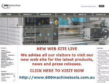 Tablet Screenshot of 600machinery.com.au